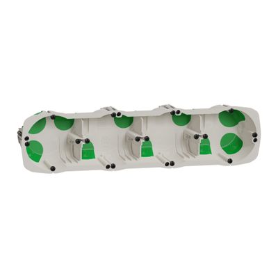 Boîte d'encastrement étanche 4 postes 67x40mm IP40 matériaux creux - Multifix Air SCHNEIDER ELECTRIC