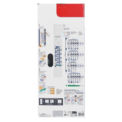 Tableau électrique pré-équipé 4 rangées peignable pour T5 et plus - Drivia LEGRAND