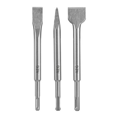Coffret de 3 burins SDS + longueur 200mm AEG