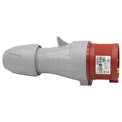 Prise électrique mobile industrielle mâle étanche IP44 3 pôles + terre 16A 380/415V - P17 LEGRAND