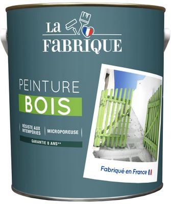 Peinture spéciale bois blanc satin 2,5 L - LA FABRIQUE