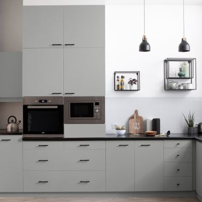 Peinture de rénovation pour cuisine gris loft finition satinée 0,75L - V33