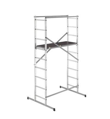 Echafaudage pour escalier HobbyStep H4 - 1,7 / 3,70 m aluminium - HAILO