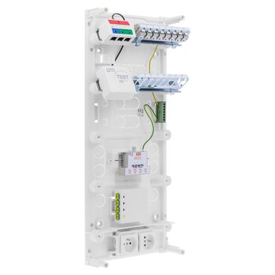 Coffret de communication grade 3TV 8 RJ45 + DTIO fibre + zone box + porte - Simbox SIEMENS