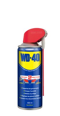 Dégrippant multi-fonctions en aérosol  double sparay 400ml WD-40