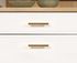 Poignée de meuble cylindrique inox laiton entraxe 96 mm REI