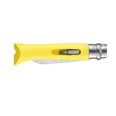 Couteau de poche bricolage jaune multifonction - OPINEL