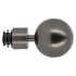 Embout déco boule en métal diam 28 mm Finition Gun foncé - MOBOIS