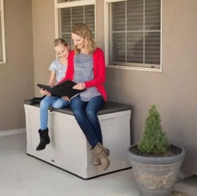 Coffre de jardin 439 litres en polyéthylène LIFETIME