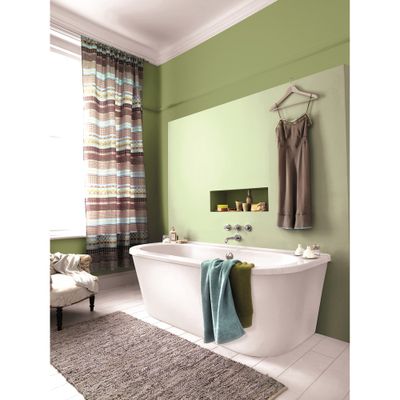 Peinture Crème de Couleur Tendrement Vert satin 2,5 L - DULUX VALENTINE