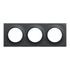 Plaque de finition 3 postes anthracite - Odace 2011 Styl SCHNEIDER ELECTRIC