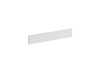 Bandeau bas four pour meuble de cuisine Glossy blanc brillant 10 x 60 cm OFITRES
