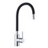 Robinet de cuisine haut chrome/noir Rapidfix Hirka - EDOUARD ROUSSEAU