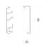 Plinthe noire 20x80mm longueur 2m TEHALIT