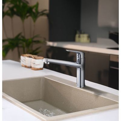 Robinet de cuisine bas chrome Rapidfix Sokar - EDOUARD ROUSSEAU