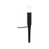 Borne extérieur à piquer LED 20cm Plug & Shine noir IP65 150 lumens blanc chaud - PAULMANN