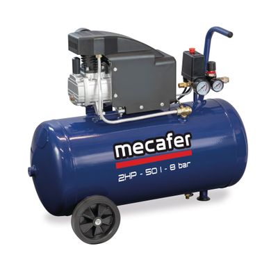 Compresseur à air lubrifié 50 L 2 HP - MECAFER