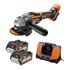 Meuleuse Brushless BEWS18-125BL LI-502C avec 2 batteries 5 Ah et chargeur - AEG