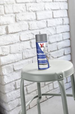 Peinture de rénovation multi- V33supports MaRéno gris porcelaine finition satinée 400 mL - V33