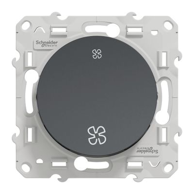 Interrupteur VMC 2 vitesses anthracite - Odace 2011 SCHNEIDER ELECTRIC
