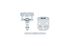 Monture pour rail Acia pour fixation sur chant charge 50 kg par 2 CIME