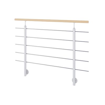Garde-corps Interio - Acier thermolaqué RAL 9006 - L 1,50 m - Pose latérale - SOGEM