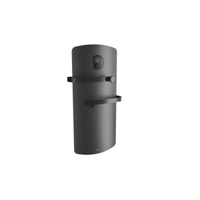 Sèche-serviettes soufflant à inertie sèche ANURI 2 1200W noir - NOIROT