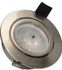 Spot LED encastrable GU10 orientable lumière blanc neutre Acier - Saphyr ARLUX