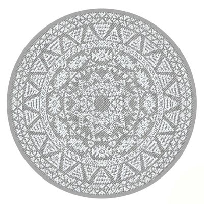Tapis rond 150 cm Djerba gris JARDILINE