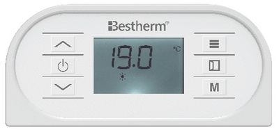 Radiateur à inertie sèche Aloa 1000 W BESTHERM