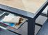 Salon de jardin et repas ROYAN III aluminium gris 8 places - PROLOISIRS