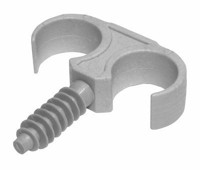 Colliers double pour tube PER 13/16 mm gainé ou 20 mm nu par 10
