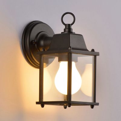 Applique extérieur E27 Palerme noir IP44 60W - COREP