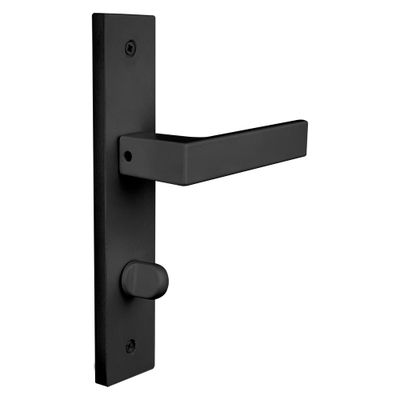 Poignées de porte Loft noir mat à condamnation ALPERTEC