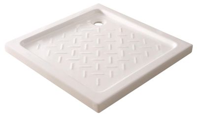 Receveur de douche 80x80 cm céramique blanc Meri - ONDEE