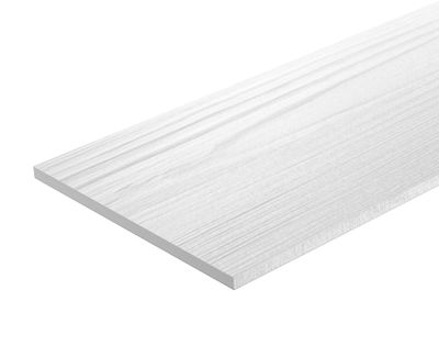 Lame bardage composite Hardie Plank blanc arctique - 8 x 180 x 3600 mm - JAMES HARDIE