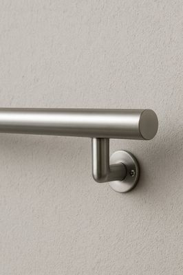 Profilé rond aluminium anodisé incolore diamètre 6 mm 1 m CQFD