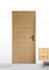 Bloc-porte fin de chantier H.204 X l.73 cm décor plaqué chêne ALTAÏ âme pleine poussant droit - SMIS