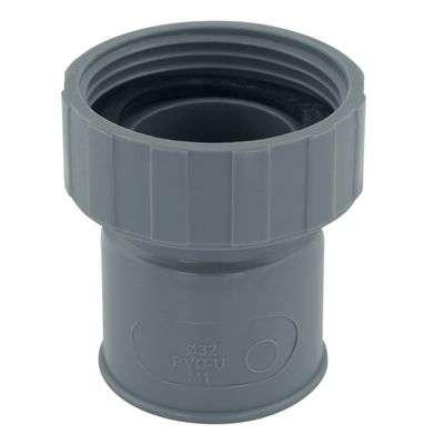 Raccord douille à écrou prisonnier PVC évacuation Ø32 - FITT