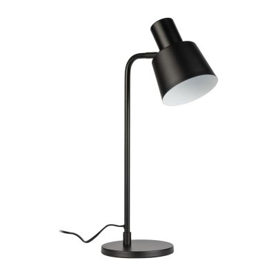 Lampe à poser BARRY en métal noir E14 15W - XANLITE