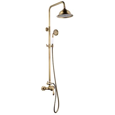 Colonne de douche avec mitigeur Bronze Byron - EDOUARD ROUSSEAU