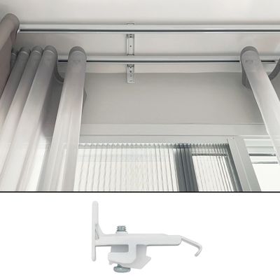 Support muraux 30 mm pour rail express Finition Blanc par 2 - MOBOIS