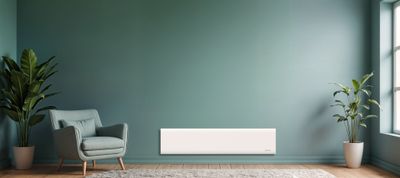 Radiateur à inertie sèche wi-fi NEMEA 1500W blanc plinthe - HOM'Y