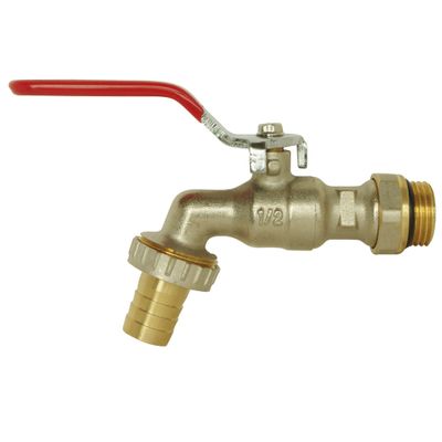 Vanne d'arrosage à sphère 1/4 tour orientable mâle 15/21 (1/2) - mâle 20/27 (3/4) SOMATHERM