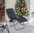 Fauteuil relax matelassé zéro gravité noir acier RSX CLIP -LAFUMA