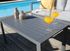 Salon de jardin MARLO aluminium graphite/gris 4 places, Livraison à domicile incluse - PROLOISIRS