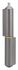 Paumelle à souder hauteur 140 mm avec graisseur THIRARD