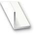Cornière égale aluminium laqué blanc 30 x 30 x 1,2 mm 2,50 m CQFD