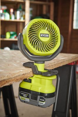 Ventilateur sur pince RYOBI