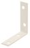 Equerres blanches chaise 60 x 60 x 16 mm par 8
